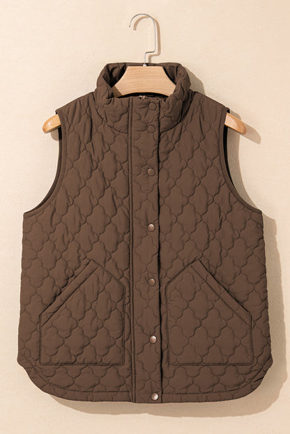 "Celestina" sleeveless down jacket