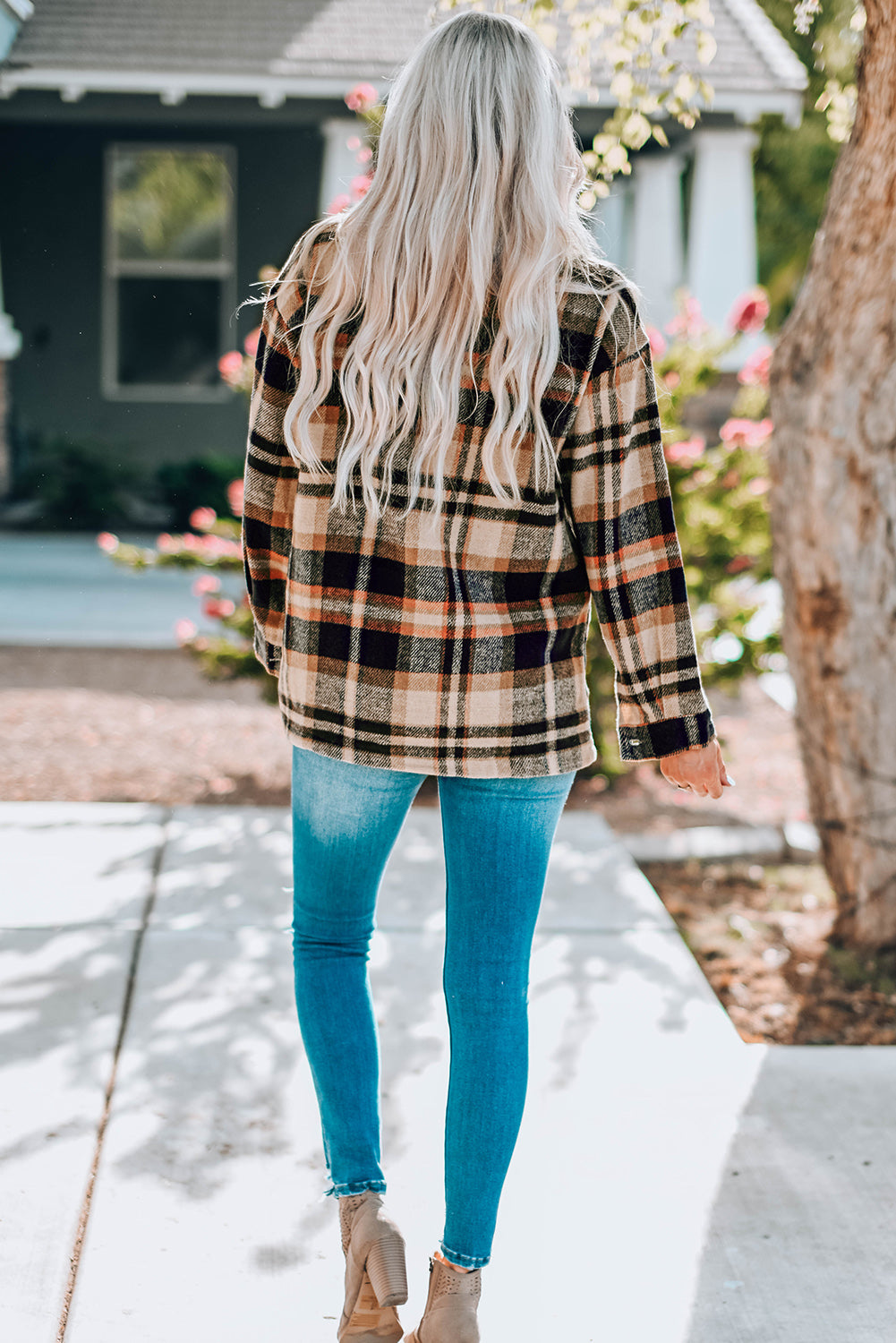 Plaid Overshirt Jacket | For WOMEN