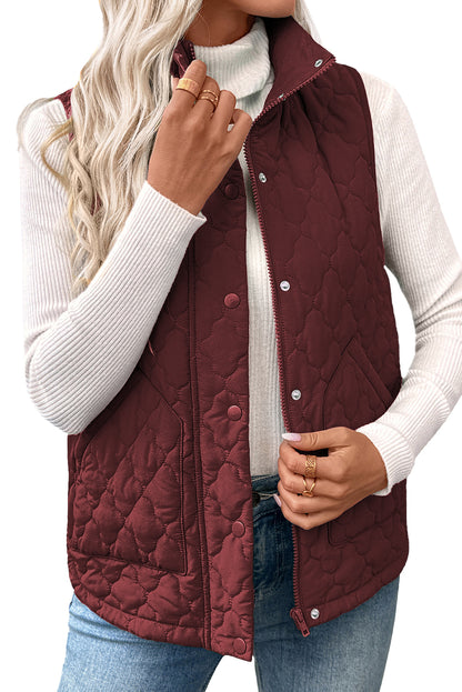"Celestina" sleeveless down jacket
