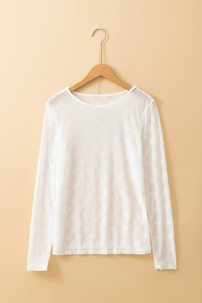 Pink Long Sleeve Top | For WOMEN