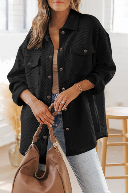 Button-down overshirt jacket | For WOMEN