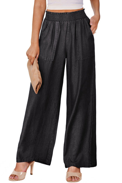 Jean large | Taille élastique | Pour FEMMES