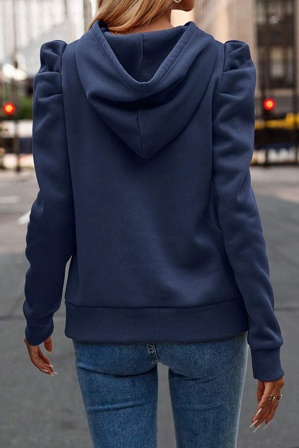 Pull capuché à manches longues | Pour FEMMES