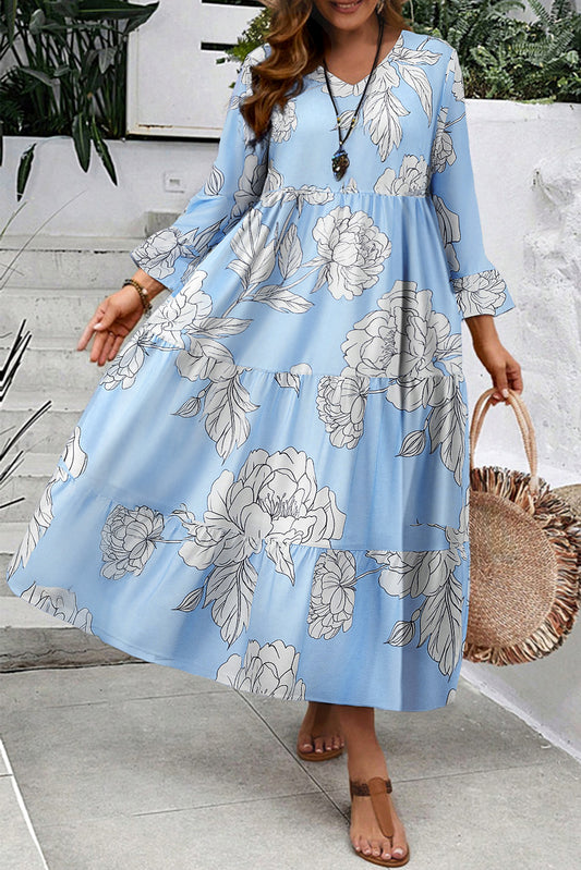 Robe longue plus size "Valentina" pour FEMMES
