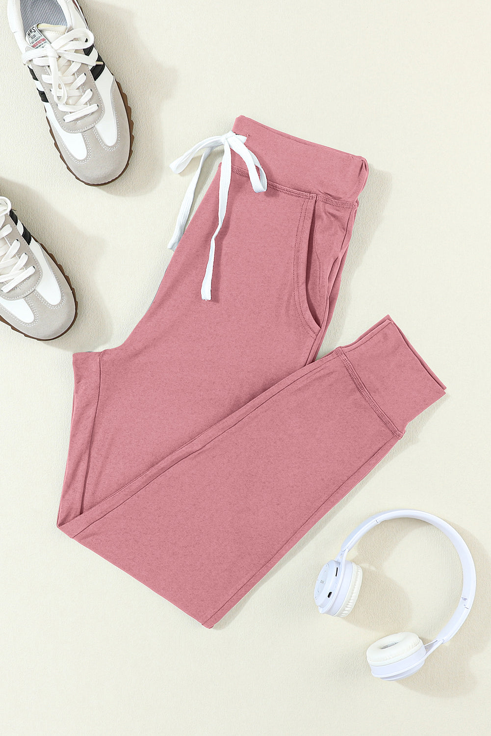Black skinny joggers | With pockets | For women