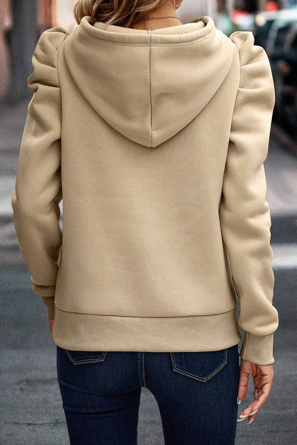 Pull capuché à manches longues | Pour FEMMES